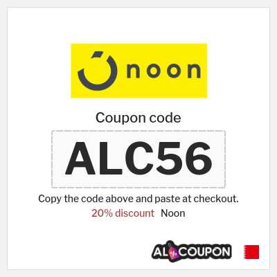 Coupon for Noon (ALC56) 20% discount