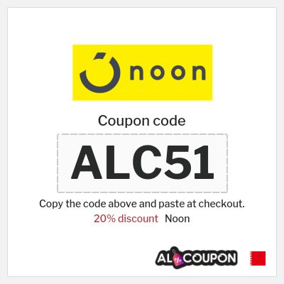 Noon Coupon (ALC51) Noon discount code 2025