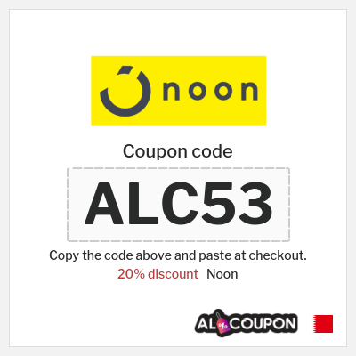 Noon Coupon (ALC53) Noon discount code 2025