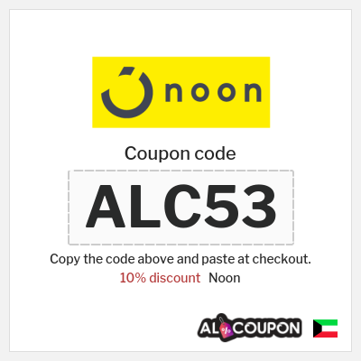 Noon Coupon (ALC53) Noon Discount Code 2026