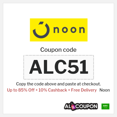 Noon Coupon (ALC51) Noon Discount Code 2026