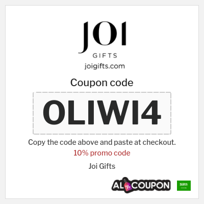 Coupon for Joi Gifts (OLIWI4) 10% promo code
