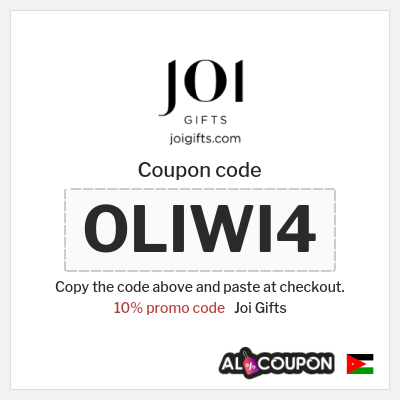 Coupon for Joi Gifts (OLIWI4) 10% promo code
