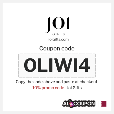 Coupon for Joi Gifts (OLIWI4) 10% promo code