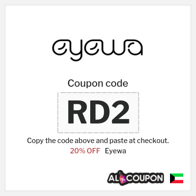 Coupon for Eyewa (RD2) 20% OFF
