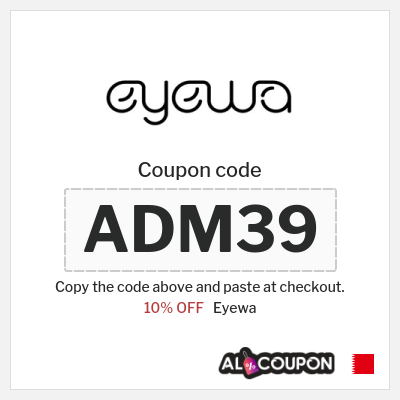 Eyewa Coupon (ADM39) Exclusive Eyewa Promo Code