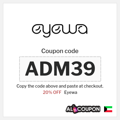 Eyewa Coupon (ADM39) Exclusive Eyewa Promo Code