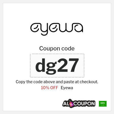 Coupon for Eyewa (dg27) 10% OFF