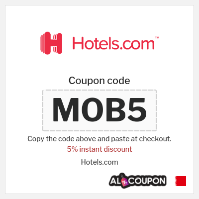 Coupon discount code for Hotels.com 30% off