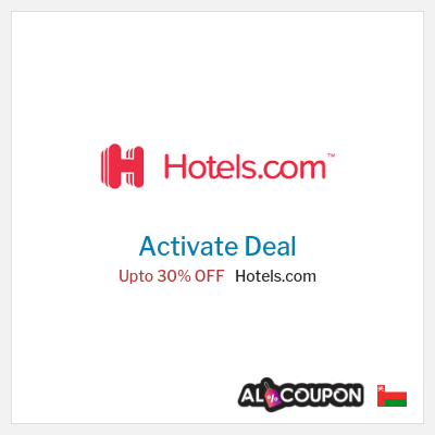 Special Deal for Hotels.com Upto 30% OFF