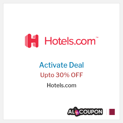 Special Deal for Hotels.com Upto 30% OFF