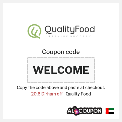 Coupon discount code for Quality Food 10% OFF