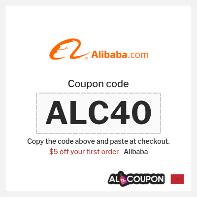 Coupon for Alibaba (ALC40) $5 off your first order