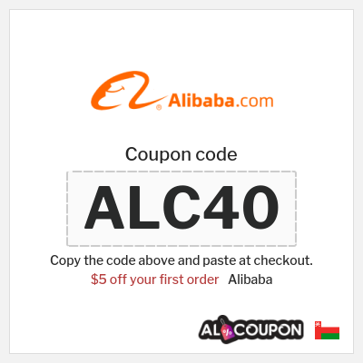 Coupon for Alibaba (ALC40) $5 off your first order