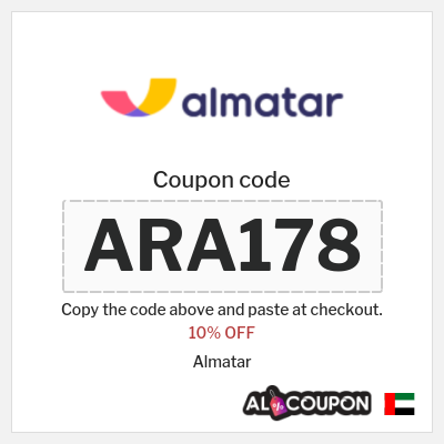 Coupon discount code for Almatar 10% discount