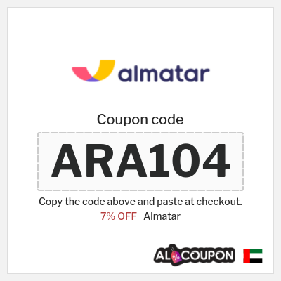 Coupon discount code for Almatar Discounts up to 7%