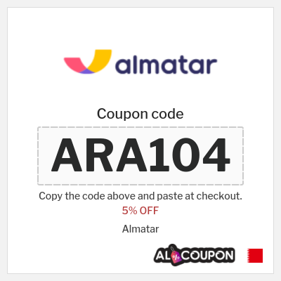 Coupon for Almatar (ARA104) 5% OFF