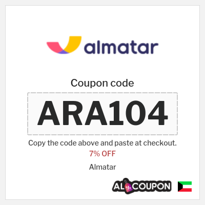 Coupon for Almatar (ARA104) 7% OFF