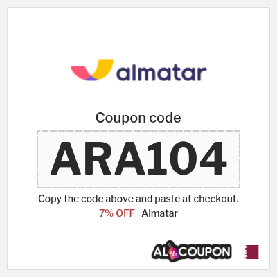 Almatar Coupon (ARA104) Almatar Coupon Code 2026