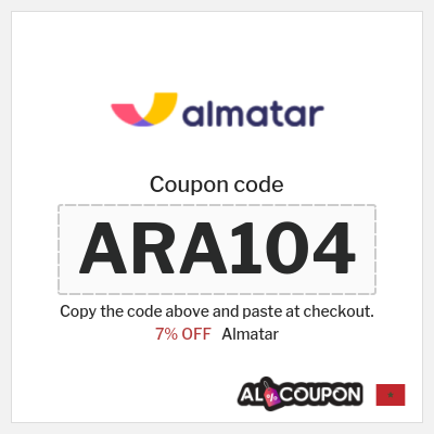 Coupon for Almatar (ARA104) 7% OFF