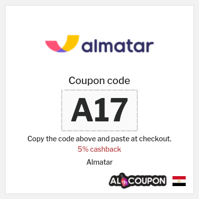 Coupon for Almatar (A17) 5% cashback