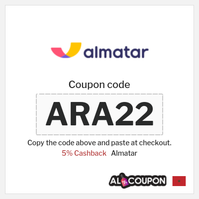 Coupon for Almatar (ARA22) 5% Cashback