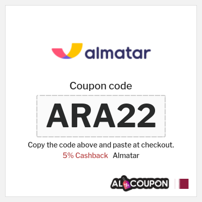 Coupon for Almatar (ARA22) 5% Cashback