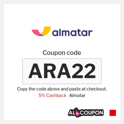 Coupon for Almatar (ARA22) 5% Cashback