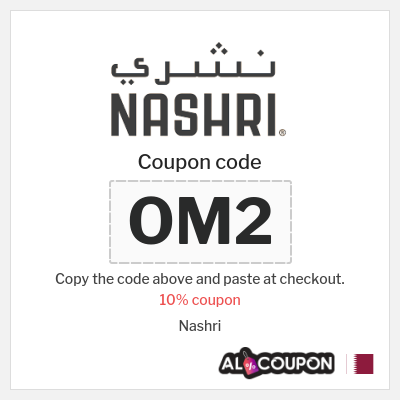 Coupon discount code for Nashri 10% OFF