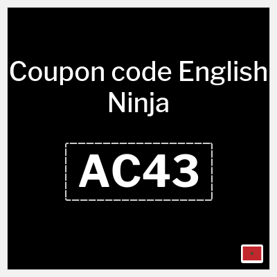 Coupon for English Ninja (AC43) Up to 70% OFF