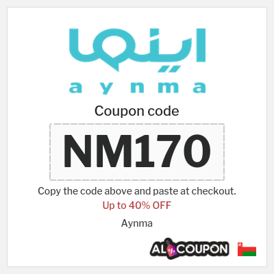 Coupon for Aynma (NM170) Up to 40% OFF