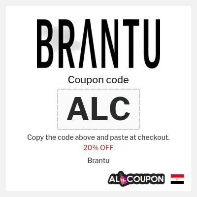 Coupon for Brantu (ALC) 20% OFF