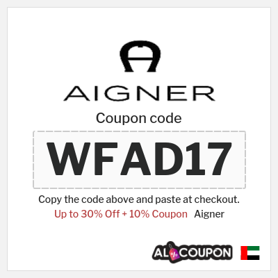 Coupon discount code for Aigner Up to 10% Off
