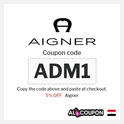 Coupon discount code for Aigner 10% OFF