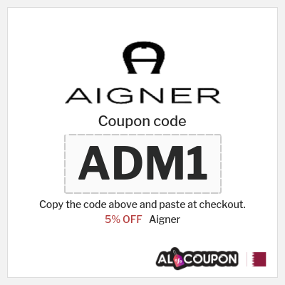 Coupon for Aigner (ADM1) 5% OFF