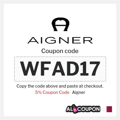 Coupon for Aigner (WFAD17) 5% Coupon Code