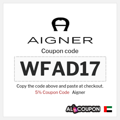 Coupon for Aigner (WFAD18) 5% Coupon Code