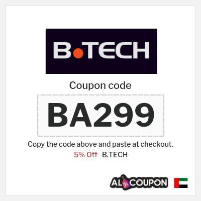 Coupon discount code for B.TECH 5% OFF