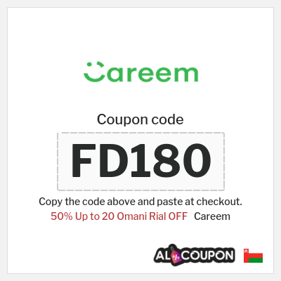 Coupon discount code for Careem 50% OFF
