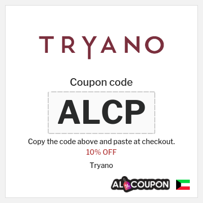 Coupon discount code for Tryano 10% coupon code