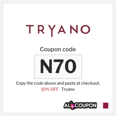 Coupon for Tryano (N70) 10% OFF
