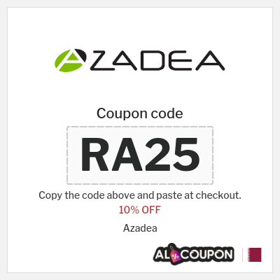 Coupon for Azadea (RA25) 10% OFF