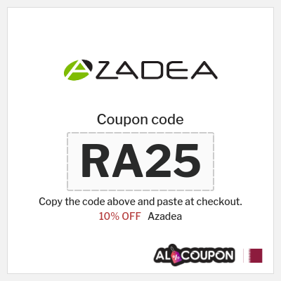 Coupon for Azadea (RA25) 10% OFF