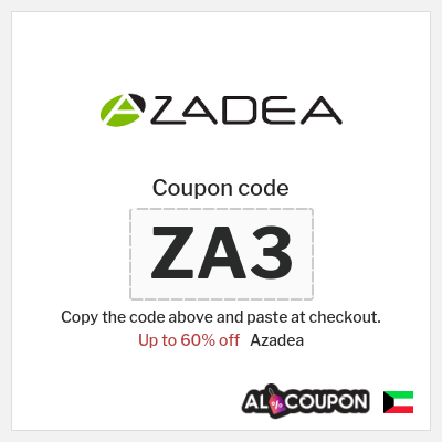 Coupon for Azadea (ZA3) Up to 60% off