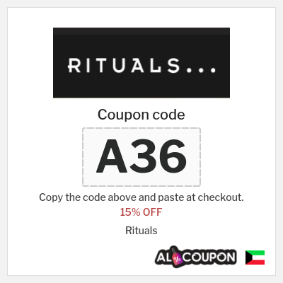 Coupon for Rituals (A36) 15% OFF