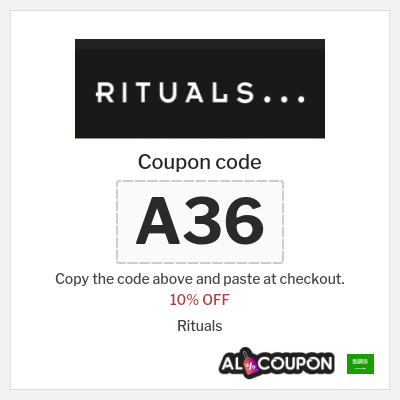 Coupon for Rituals (A36) 10% OFF