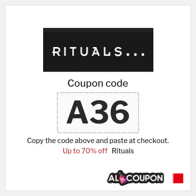 Coupon for Rituals (A36) Up to 70% off