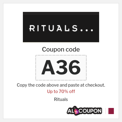 Coupon for Rituals (A36) Up to 70% off