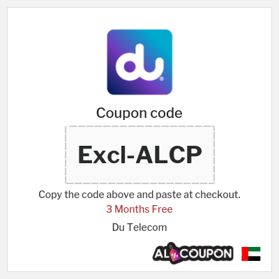 Coupon discount code for Du Telecom Internet Packages