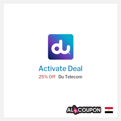 Coupon discount code for Du Telecom Internet Packages